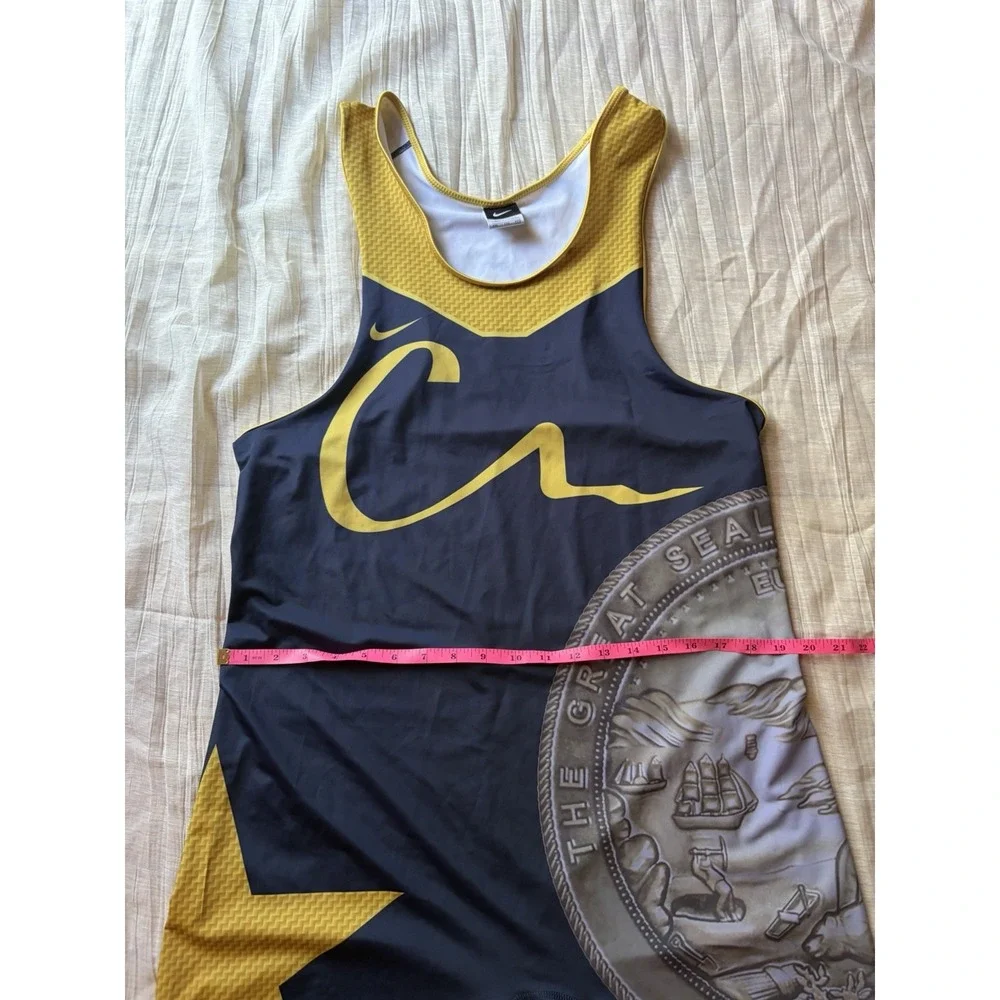 Nike CA USA Wrestling Singlet Women's XXL Navy Gold State Seal Fargo Team